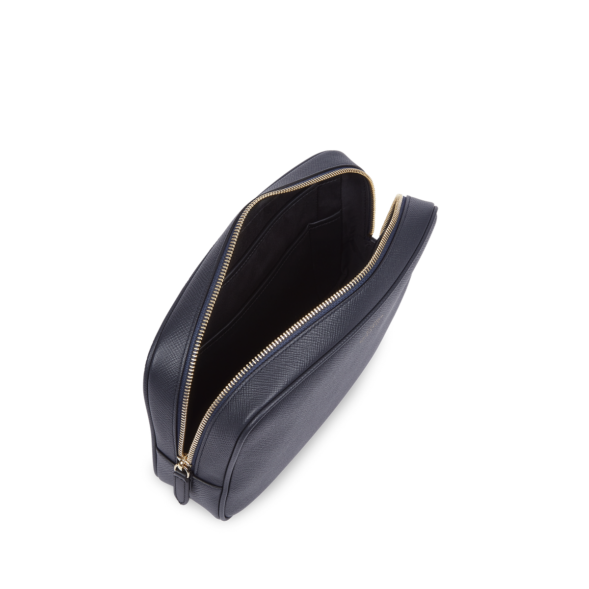 BEN DAWOOD® Luxury Black Wash Bag with Gold Logo