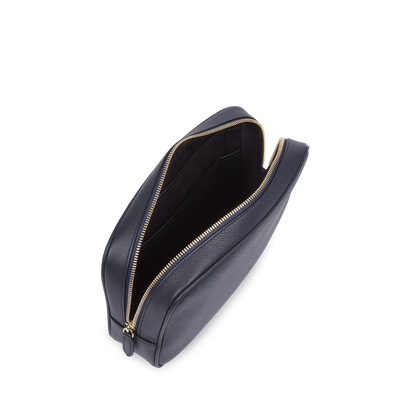 BEN DAWOOD® Luxury Black Wash Bag with Gold Logo