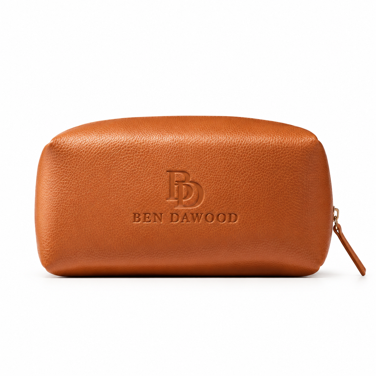 BEN DAWOOD Brown Luxury Cosmetic Bag